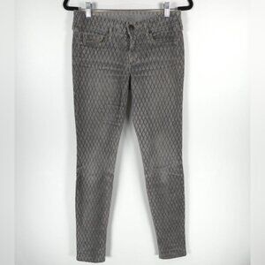 TRUE RELIGION USA Made 🇺🇸 Diamond Print Cut 606828 Jeans W95Q85180 Size‎ 26